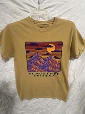 Prairie Mountain Flagstaff Arizona Mountain Sunset Graphic T-Shirt
